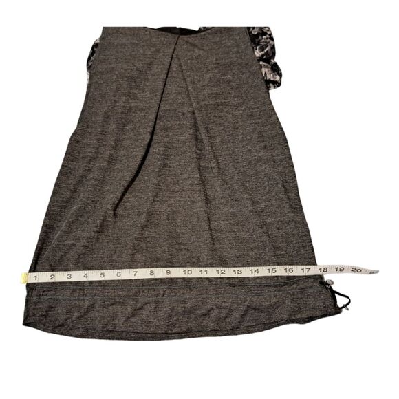 LuluLemon Women's Top Rest Less #W1G47S Tank Size 8 Heathered Black + Flowabunga - Picture 11 of 14